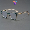 [ Nhiều màu ] Mắt kính chống ánh sáng xanh vuông nam nữ 1140