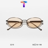 [ Nhiều màu ] Mắt kính râm mát tròn hợp kim nam nữ 3210