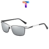 Kính râm mát phân cực Polarized vuông nam nữ 1906
