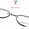 [Nhiều Màu] Gọng kính hợp kim Titanium vuông nhỏ nam nữ 977601 [Ảnh thật] [Có sẵn]