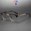 [Nhiều màu] Gọng mắt kính vuông nam nữ T-Titanium cao cấp DTX132 [Ảnh thật] [Chính hãng]