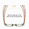 Kính chống ánh sáng xanh vuông nam nữ 7030