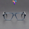 [ Nhiều màu ] Mắt kính chống ánh sáng xanh vuông nam nữ 1096