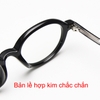 [Nhiều màu] Mắt kính chống ánh sáng xanh tròn nam nữ 1018