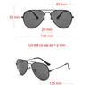 [Nhiều màu] Mắt kính râm mát phi công Aviator nam nữ 3026