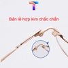 [ Nhiều màu ] Mắt kính chống ánh sáng xanh oval nam nữ 90179