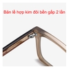 [ Nhiều màu ] Mắt kính chống ánh sáng xanh vuông lớn nam nữ 8649