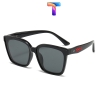 [Nhiều màu] Mắt kính râm mát trẻ em trai gái phân cực vuông Polarized 8133