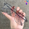 [Nhiều màu] Kính chống ánh sáng xanh vuông nam nữ 68087