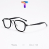 [Nhiều Màu] Mắt kính hợp kim vuông nam nữ 2202 [Có sẵn] [Ảnh thật]