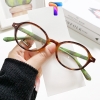 [ Nhiều màu ] Mắt kính chống ánh sáng xanh tròn nhỏ nam nữ 11232