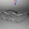[Nhiều màu] Gọng mắt kính tròn cao cấp Titanium nam nữ Chrome Hearts BRAGILE [Ảnh thật] [Chính hãng]