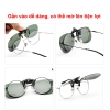 Kẹp kính râm tròn phân cực Polarized [ Tặng kèm hộp - có sẵn ]