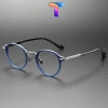 [Nhiều màu] Gọng mắt kính tròn cao cấp Titanium nam nữ Chrome Hearts BRAGILE [Ảnh thật] [Chính hãng]