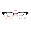 Kính chống ánh sáng xanh GM vuông nam nữ MSH211