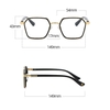 Kính chống ánh sáng xanh vuông nam nữ Chrome Hearts 8802