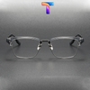 [Nhiều màu] Gọng mắt kính vuông nam nữ T-Titanium cao cấp DTX132 [Ảnh thật] [Chính hãng]