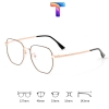 Gọng kính Titanium vuông nam nữ 6395