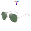 [Nhiều màu] Mắt kính râm mát phi công Aviator nam nữ 3026