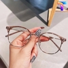 [Nhiều Màu] Kính chống ánh sáng xanh tròn nam nữ 22001 [Có sẵn] [Ảnh thật]