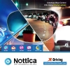 Tròng kính lái xe chống chói, lọc ánh sáng xanh, đổi màu đen khói khi ra nắng Nottica X-Driving 1.56