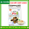 Bánh pía kim sa mè đen trứng muối Tân Huê Viên túi 480gr (12 cái mini)