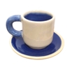 Double espresso set: Bộ ly, tách cà phê Double espresso (Tu Hú Ceramics) - 80ml