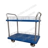 Xe đẩy 2 tầng FD300T2S2 sàn nhựa 2 tay đẩy