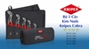 Bộ Kìm KNIPEX Cobra 5 Chi Tiết Size 125 - 300mm Kèm Túi Vải Polyester_Hàng Chính Hãng Đức, Mã Sản Phẩm 00 19 55 S5