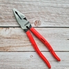 Kìm Đa Năng Knipex 02 01 225 Lưỡi Cắt 63 HRC Dài 225mm, Tay nhựa đỏ