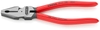Kìm Đa Năng Knipex 02 01 180 Lưỡi Cắt 63 HRC Dài 180mm, Tay nhựa đỏ