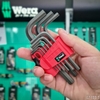 Bộ Lục Giác Ngắn Wera 950/9 Hex-Plus 7 L-Key Hệ Mét 021737 Gồm 9 Chi Tiết Màu Đen Không Gỉ Thân Trơn