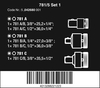 Wera Bộ Đầu Chuyển Adaptor 781/5 Set Gồm 5 Chi Tiết 05042680001