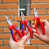 Kìm Đa Năng Mũi Thon Knipex Needle Combination 08 26 145 Lưỡi Cắt 61 HRC