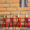 Kìm Đa Năng Mũi Thon Needle-Nose Combination Knipex 08 22 185 Lưỡi Cắt 61HRC (Mới 2023)