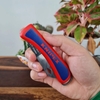 Dao Gấp Thợ Điện Knipex 16 20 50 SB Lưỡi Bằng Thép Không Gỉ