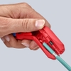 Knipex ErgoStrip 16 95 02 SB Tách Cáp Điện, CAT 5 - 7 (UTP/STP) Thuận Tay Trái