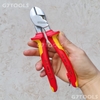 Kìm Cắt Thân Chéo Knipex 74 06 200 T Dài 200mm Cách Điện 1000 Volt Có Móc Treo