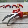 Kìm Nhọn Knipex 25 26 160 Đầu Cong 40° Lưỡi Cắt 61 HRC, Dài 160mm Cách Điện 1000 Volt