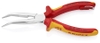 Kìm Nhọn Knipex 26 26 200 T Mũi Cong 40° Dài 200mm Cách Điện 1000V Có Móc Treo