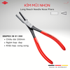 Kìm Kẹp Mũi Nhọn Knipex 28 01 200 Mũi 10.5mm - Ngàm Kẹp Khía Song Song