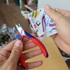 Kìm Kẹp Linh Kiện Mũi Cong 45° Electronics Pliers Knipex 35 42 115