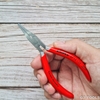 Kìm kẹp linh kiện & chi tiết nhỏ có ngàm trơn Knipex 37 13 125