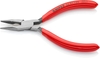 Kìm Nhọn Knipex 25 01 125 Mũi Đàn Hồi Có Lưỡi Cắt Tôi Cứng 61 HRC Dài 160mm