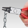 Kìm Knipex Mũi Tròn, Tay Cầm Nhựa - Chiều Dài 160mm, Mã Sản Phẩm 22 01 160_Hàng Chính Hãng Đức