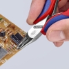 Kìm Cắt Linh Kiện Electronics Oblique Knipex 64 62 120 Mặt Cắt α = 65°