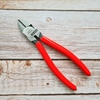 Kìm Cắt Mũi Thon Knipex 70 01 160 Dài 160mm Cắt Thép Ø 3.0 mm Tay đỏ