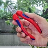 Kìm Cắt Mũi Thon Knipex 70 05 140 Dài 140mm Cắt Thép Ø 2.5 mm Mạ chrome