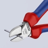Kìm Cắt Mũi Thon Knipex 70 02 160 Dài 160mm Cắt Thép Ø 3.0 mm Tay êm