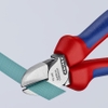 Kìm Cắt Mũi Thon Knipex 70 02 160 Dài 160mm Cắt Thép Ø 3.0 mm Tay êm